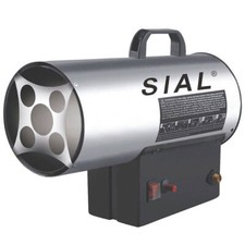 Sial Gas Space Heater Portable Grey Indoor Frestanding Garage Workshop 13kW 1C