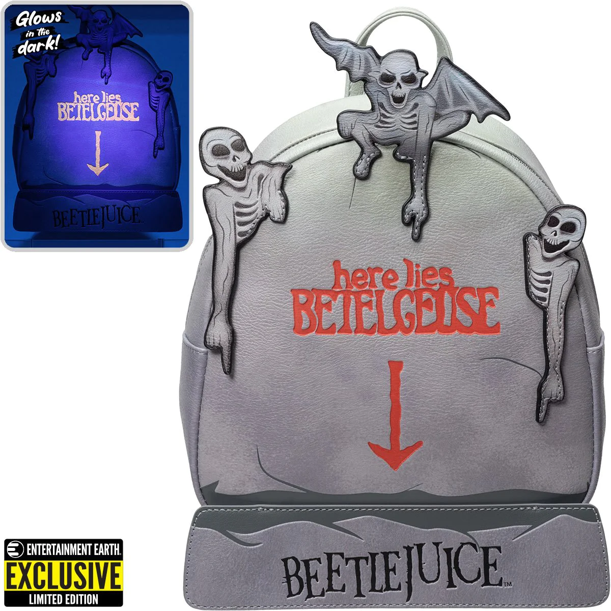Loungefly: Beetlejuice Tombstone Mini Backpack (GiTD  display picture 1