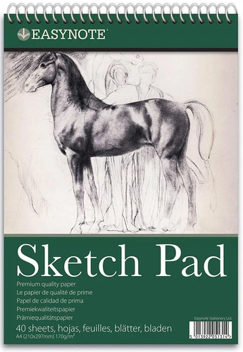 Easynote A4 Artists Sketch Pad Premium Quality 170gsm