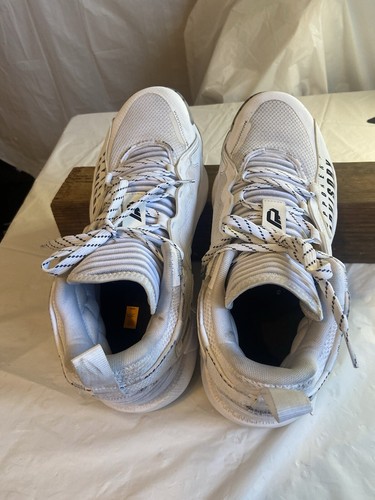 Herren Adidas Dame 7 Basketball weiß Hi-Top Gegner Beratung Schuhe-Größe 12 - Bild 13 von 15