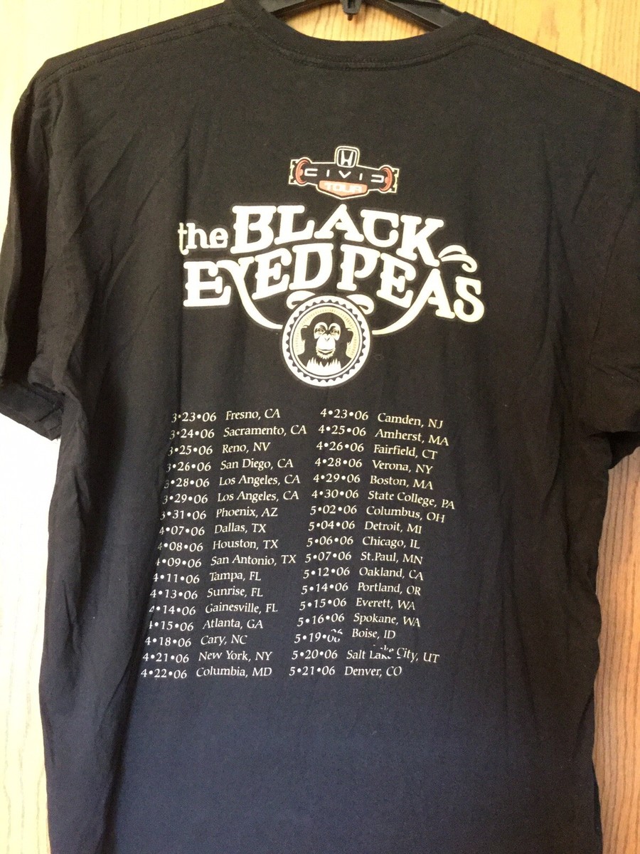 Black Eyed Peas. 2006 Tour Shirt. Black. XL. | eBay