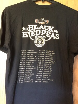 Black Eyed Peas. 2006 Tour Shirt. Black. XL. | eBay