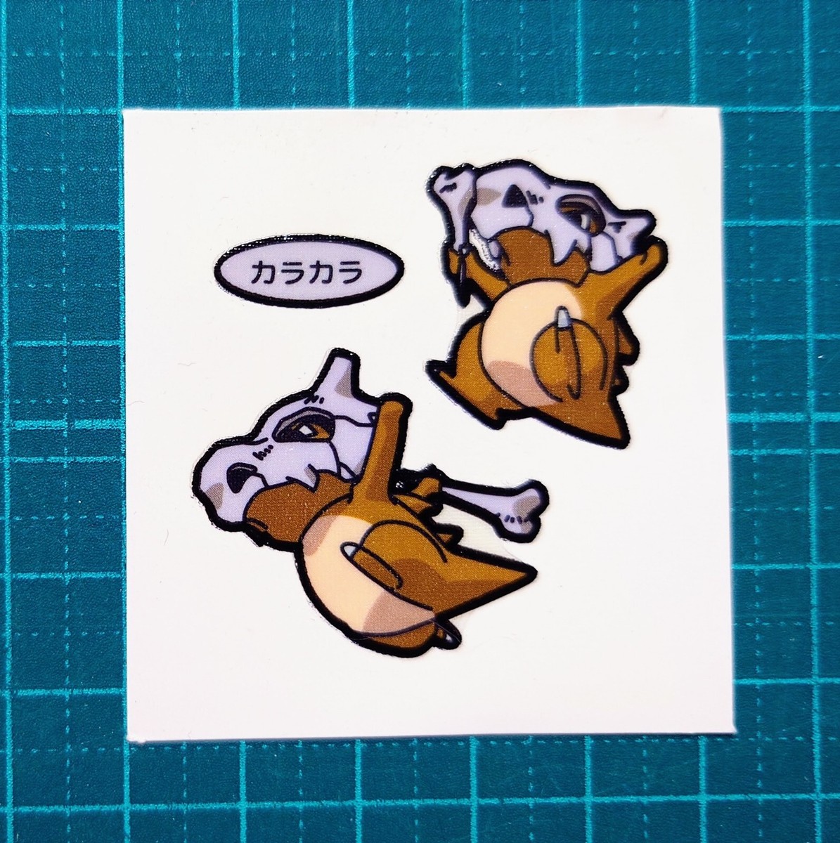 Cubone Marowak Stecker Pokemon Pan Deco Chara Seal Daiichi