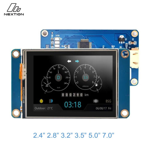 Nextion 2.4-7.0” Touch Display TFT LCD HMI Resistives Display Touch Panel Module - Picture 1 of 23