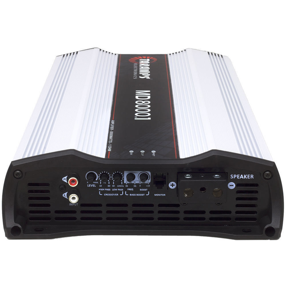 AUTHENTIC Taramps MD 8000 2 Ohms Amplifier MD8000 HD8000 8K 8000.1 Car