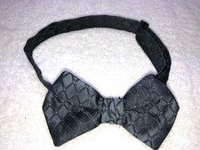 MENS ADJUSTABLE BOW TIE CHARCOAL GRAY NWOT