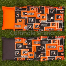 Cornhole Bean Bags Set of 8 ACA Regulation Bags Philadelphia Flyers Free Ship 
