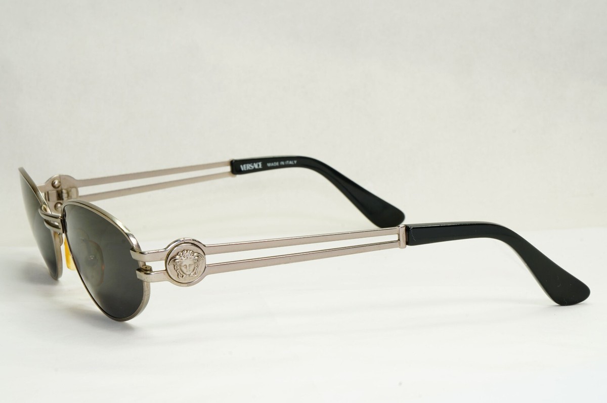 GIANNI VERSACE ヴィンテージ イタリア製 メデューサ ガンメタル