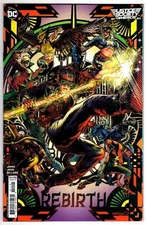 JUSTICE SOCIETY OF AMERICA #11 VARIANT TONY HARRIS CARD STOCK STARMAN HAWKGIRL
