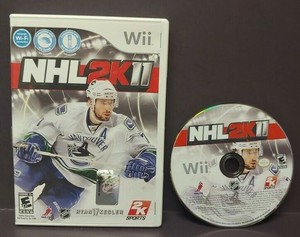 Nhl 2k11 Hockey Nintendo Wii Wii U Game Tested Works 1 4 Player Game Ebay