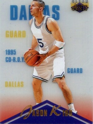 Jason Kidd Dallas Mavericks 1996 Clear Assets #22