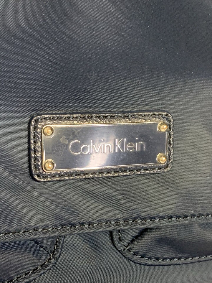 Late 1990s Calvin Klein Dark Navy Blue Genuine Lizard Mini Frame Bag