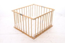 altes Laufgitter Laufstall Kinder Holz mit Matratze Vintage