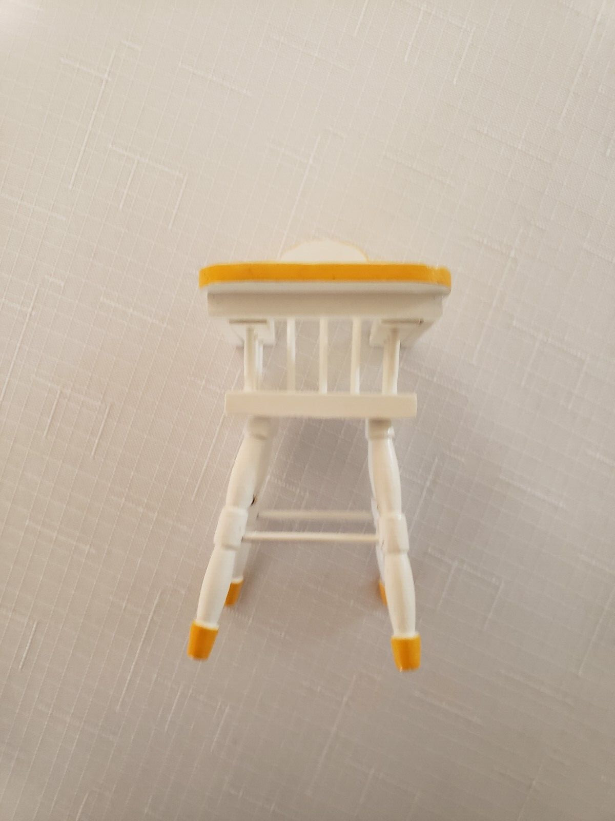 VINTAGE Wooden Miniature Dollhouse Furniture Set Bedroom Baby Set