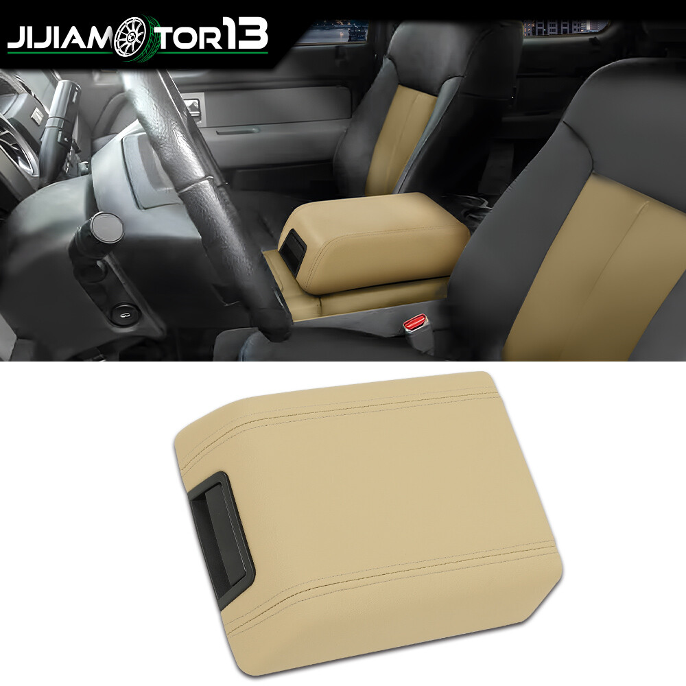 Leather Console Pad Replacement Black Leather Center Console - Foto 7