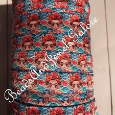Frida foe inspired artist foe Frida hair ties Kahlo foe Mexico foe-5/8