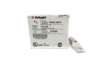 BURNDY YA25L4BOX (PKG OF 10) NSMP | eBay