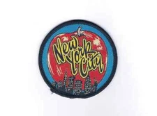 Vintage New York City Big Apple Skyline Patch