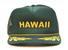 RETRO HAWAII FOAM  MESH TRUCKERS HAT BY HAWAIIAN HEADWEAR SNAPBACK