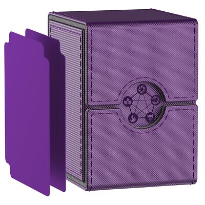 Deck Box Compatible with MTG Cards, Trading Card Case with 2 Dividers per  Holder | eBay