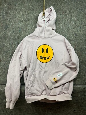 Drew House Mens Hoodie  Cream Skateboards Heavyweight Medium