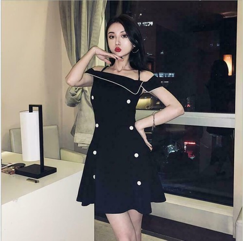 black summer formal dress