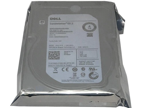 DELL 9PR63 ST4000NM0033 9ZM170-136 4TB 7.2K RPM 128MB 6 Gb/s SATA 3.5" HDD