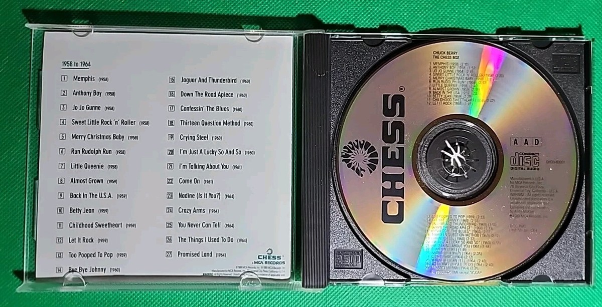 Chuck Berry - Chess Box Disc 2 [1958 To 1964] (CD, 1990) | eBay
