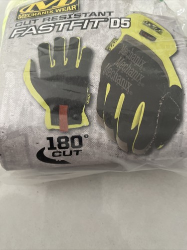 Yellow Mechanics Cut Resistant Fastfit D5 Gloves, Size XL 180 Cut New - Picture 5 of 6