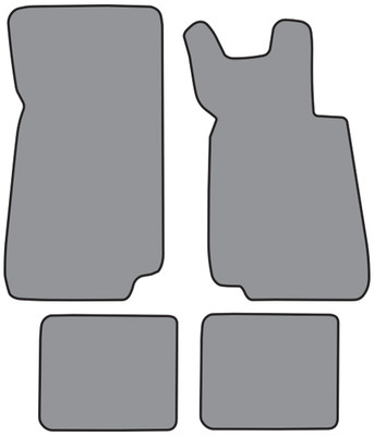 1988-1991 BMW M3 Cutpile Carpet Floor Mat 4pc