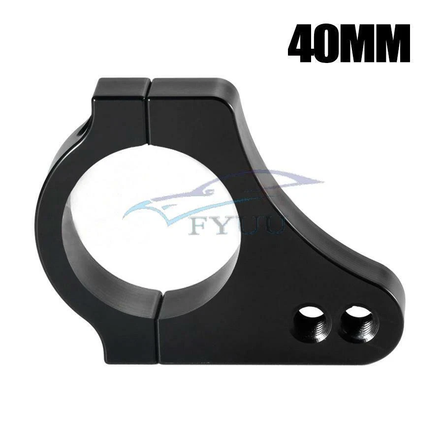 40MM CNC Motorcycle Steering Damper Stabilizer Bracket Fork Tube Mounting Clamp - Image 2 of 4