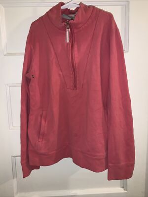 Croft & Barrow Girls 1/4 Zip Sweatshirt size Small 