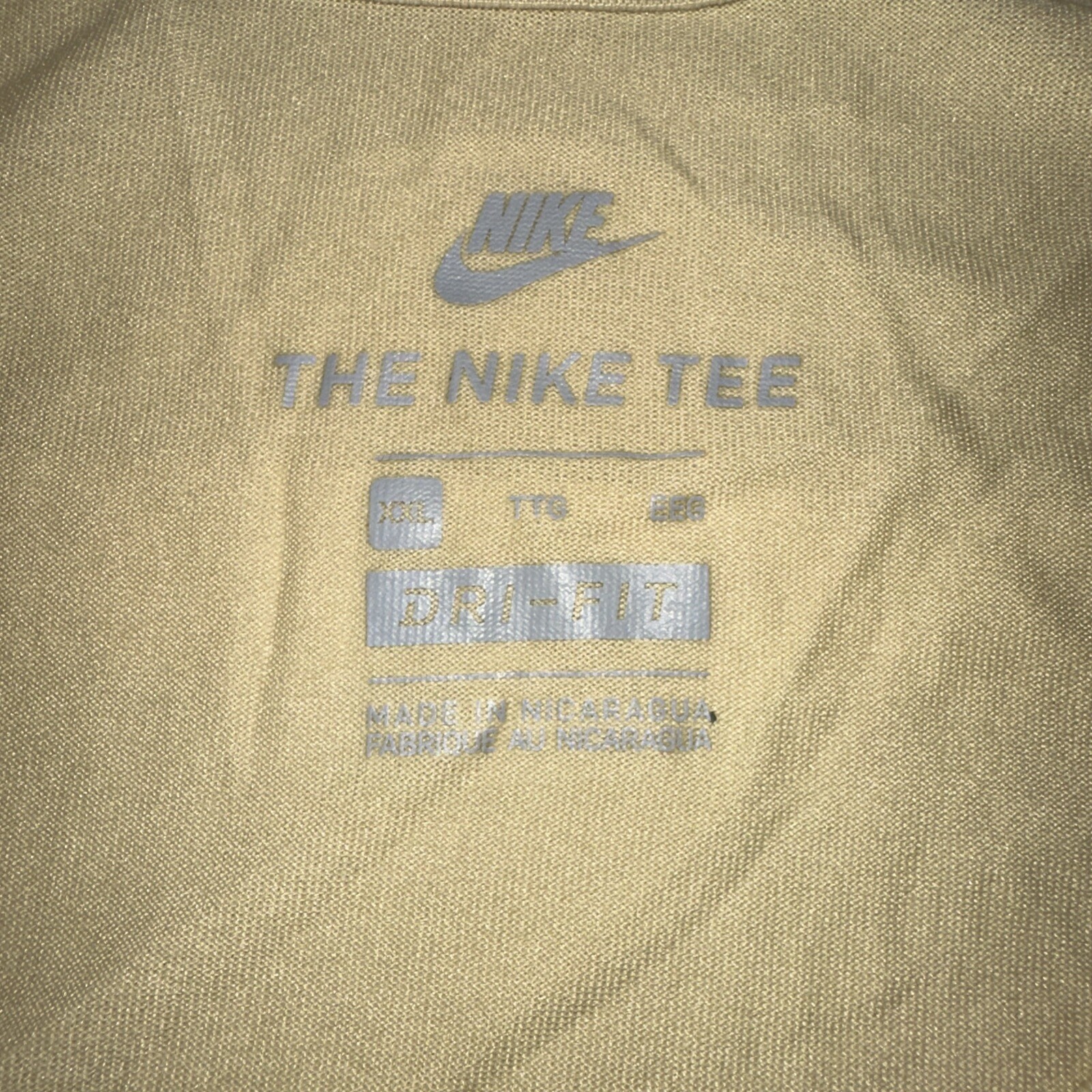 FILA T shirt Nike Dri Fit donna 2XL oro UCF KNIGHTS canottaggio nuova con etichette CU7599 783