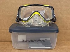SCUBAPRO CRYSTAL VU PLUS DIVE MASK BLACK/ GRAY/ YELLOW BRAND NEW.