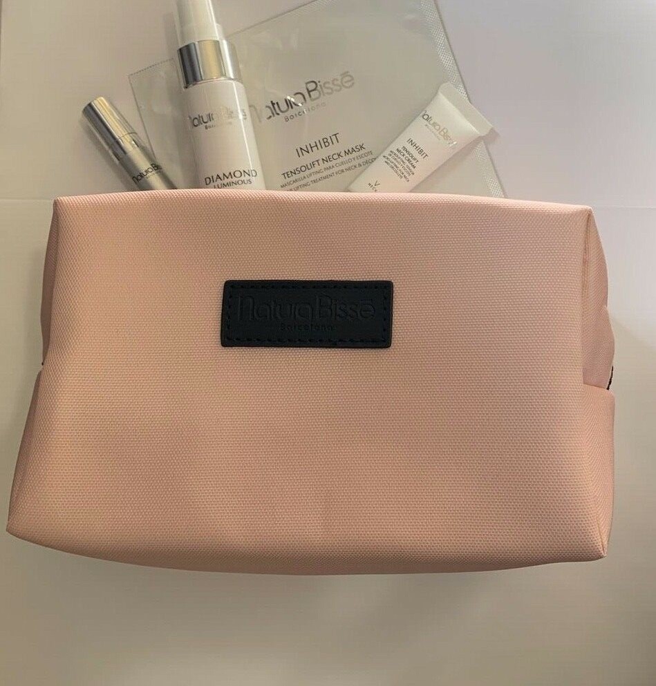 Natura Bisse Beauty Ritual 5PC Travel SET Inhibit Neck Cream Mask Peel Toner