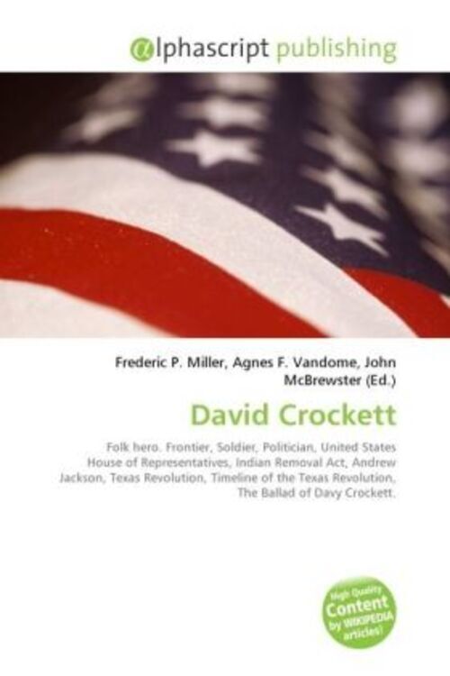 Frederic P. Miller (u. A.) | David Crockett | Taschenbuch | Englisch