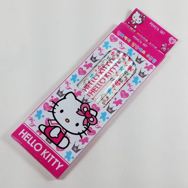 Sanrio Hello Kitty Stationery Set 3 Pencils Pencil Case A13 eBay