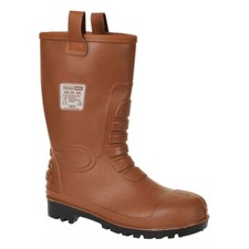 Image of Portwest Steel PVC Rigger Boot S5 FO CI Waterproof Protective FW75