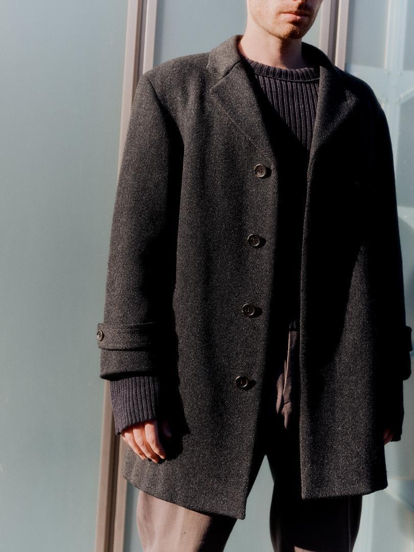 Issey Miyake IM Men Issey Miyake Wool Chester Coat | eBay