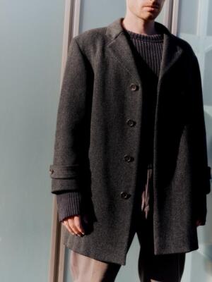 極美品✨ISSEY MIYAKE MEN チェスターコート　グレー　Lサイズ ISSEY MIYAKE - 美品 イッセイミヤケ ISSEY MIYAKE MEN コート