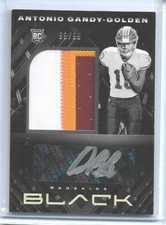 2020 PANINI BLACK ANTONIO GANDY-GOLDEN AUTO RELIC ROOKIE CARD 240 ~ 99/99 UNIQUE