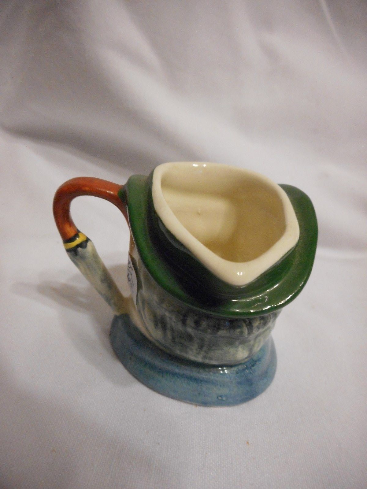 Vintage Sylva Ceramics Face Mug 2" Staffordshire England Mr Pickwick