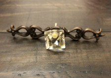 Diamond Shape Knob Pulls Handles Antique Art Deco Style Furniture Item #1672625