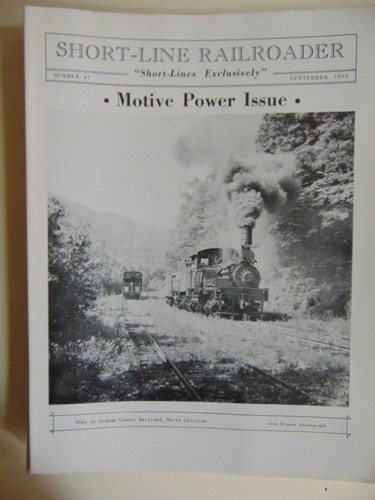 Short-Line Railroader September 1959 NO. 41