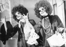 Twins Alice Ellen Kessler who started their careers in Lido of Paris 1970 PHOTO