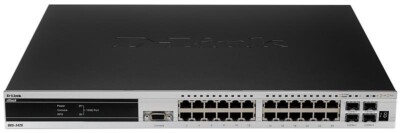 DGS-3426 D-Link 24-Ports Managed Gigabit L2 Poe 4 Combo Sfp 2 10-Gig Slot.
