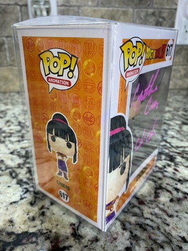 Dragon Ball Z ChiChi #617 Funko Pop Certificado de Autenticidad Autografiado Firmado por Cynthia Cranz - Imagen 7 de 7