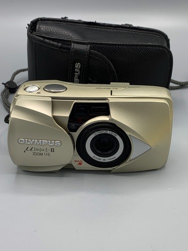 OLYMPUS Mju 2 II Zoom 115 Kamera analog 35 mm Kamera Point Shoot - neuwertig!