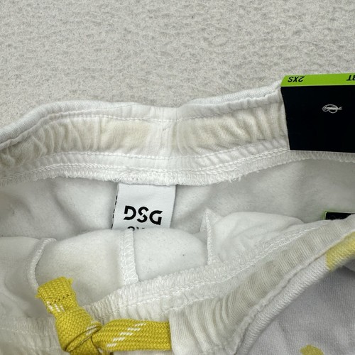 DSG Boys Youth Printed Fleece Shorts Size 2XS White Stain Dye - Picture 7 of 9