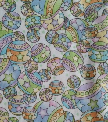 Wee Kids by Avlyn Quality Cotton Fabric Adorable Baby Ball Print - OOP half yard